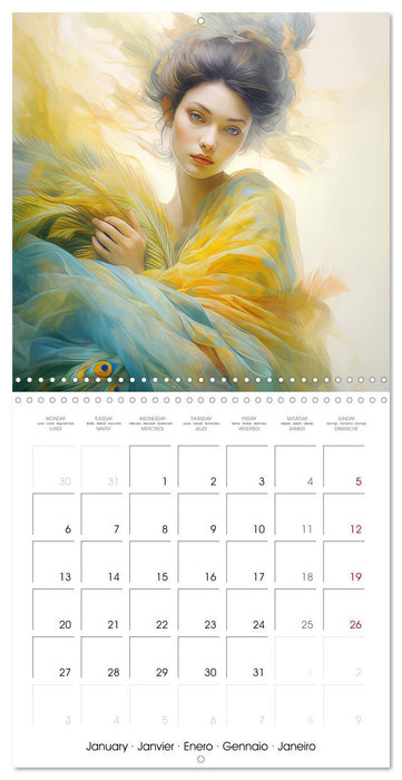 Dreamy Art (CALVENDO Monthly Calendar 2025)