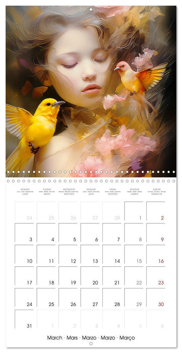 Dreamy Art (CALVENDO Monthly Calendar 2025)