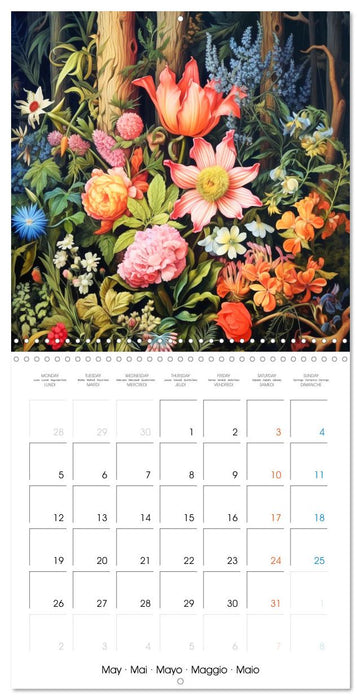 Douceur florale (CALVENDO Calendrier mensuel 2025)