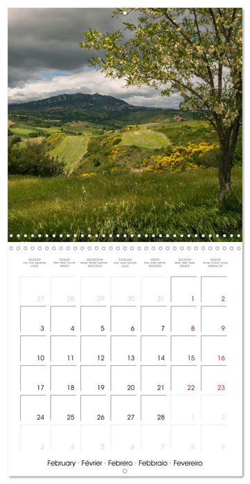 San Marino the oldest Republic in the world (CALVENDO Monthly Calendar 2025)