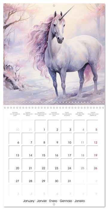 Unicorns, magical creatures (CALVENDO Monthly Calendar 2025)