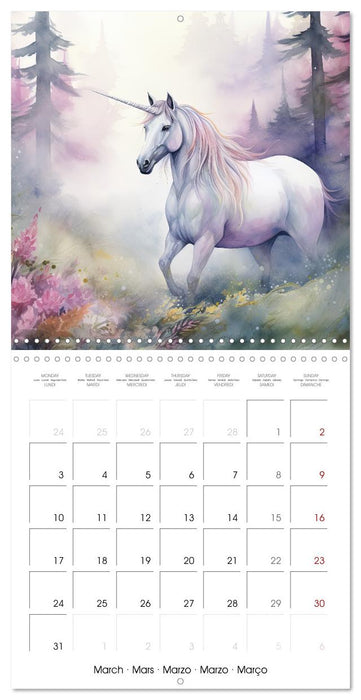 Unicorns, magical creatures (CALVENDO Monthly Calendar 2025)