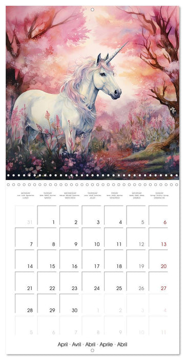 Unicorns, magical creatures (CALVENDO Monthly Calendar 2025)