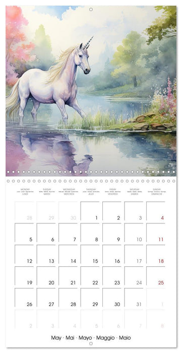 Unicorns, magical creatures (CALVENDO Monthly Calendar 2025)