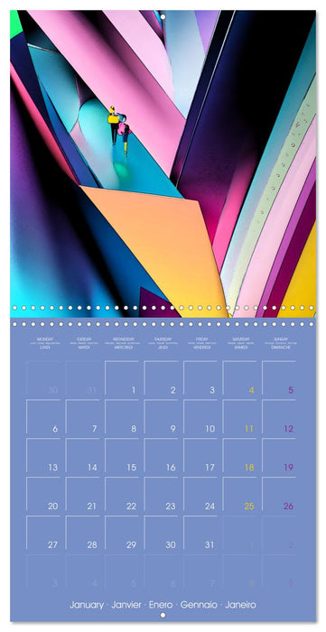 GEOMETRIC CONCEPT ART (CALVENDO Monthly Calendar 2025)