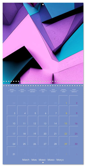 GEOMETRIC CONCEPT ART (CALVENDO Monthly Calendar 2025)