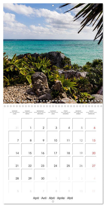 a trip to YUCATAN mexico (CALVENDO Monthly Calendar 2025)