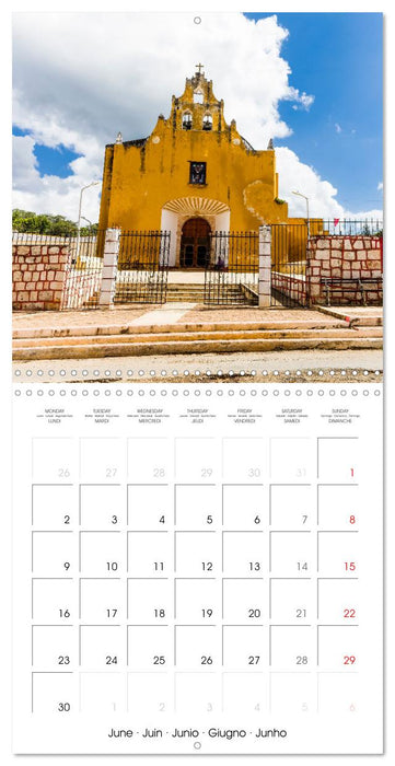 a trip to YUCATAN mexico (CALVENDO Monthly Calendar 2025)