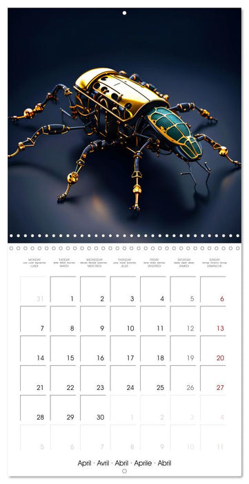 Mechanical Insects (CALVENDO Monthly Calendar 2025)