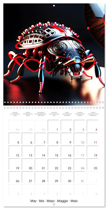 Mechanical Insects (CALVENDO Monthly Calendar 2025)