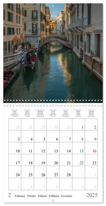 Romantic corners in Venice (CALVENDO Monthly Calendar 2025)