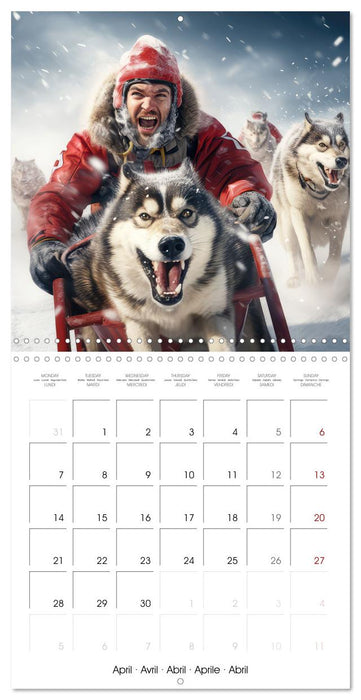 Husky obsession (CALVENDO Monthly Calendar 2025)