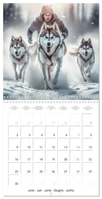 Husky obsession (CALVENDO Monthly Calendar 2025)