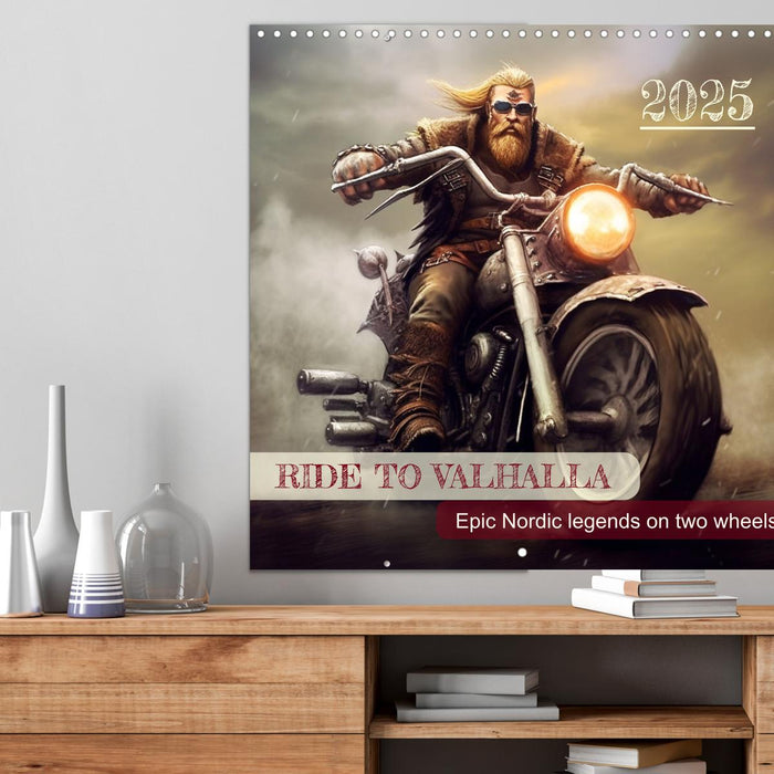 Ride to Valhalla (CALVENDO Monthly Calendar 2025)