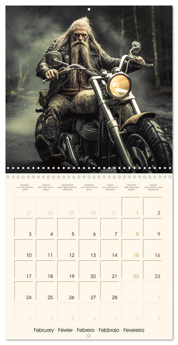 Ride to Valhalla (CALVENDO Monthly Calendar 2025)