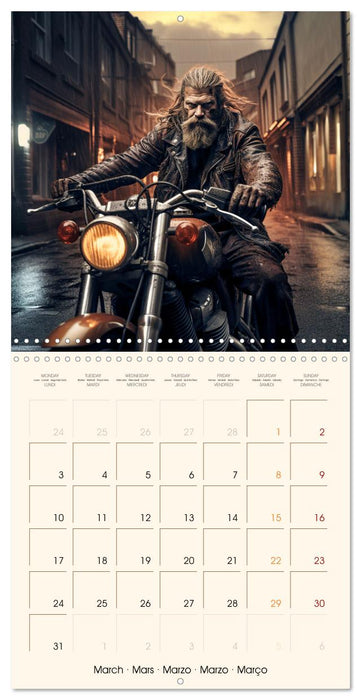 Ride to Valhalla (CALVENDO Monthly Calendar 2025)