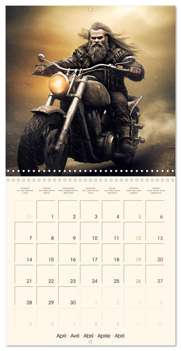 Ride to Valhalla (CALVENDO Monthly Calendar 2025)