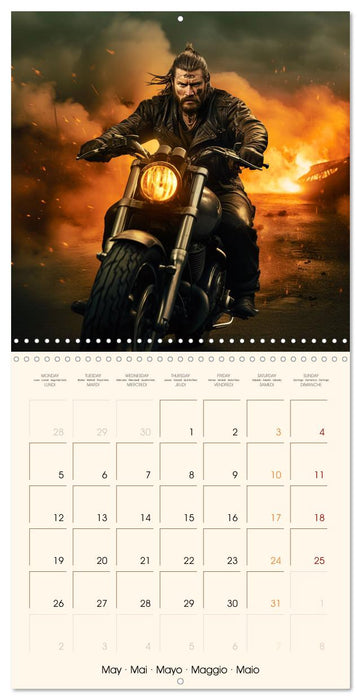 Ride to Valhalla (CALVENDO Monthly Calendar 2025)