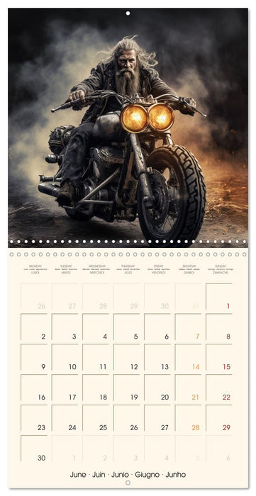 Ride to Valhalla (CALVENDO Monthly Calendar 2025)