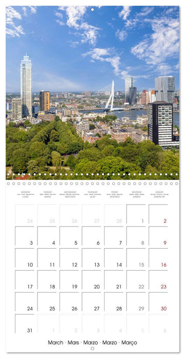 ROTTERDAM Highlights (CALVENDO Monthly Calendar 2025)