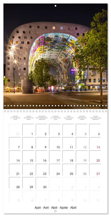 ROTTERDAM Highlights (CALVENDO Monthly Calendar 2025)