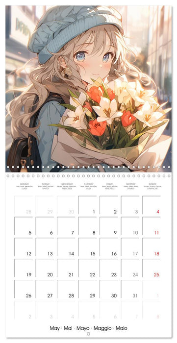 Manga - Time (CALVENDO Monthly Calendar 2025)