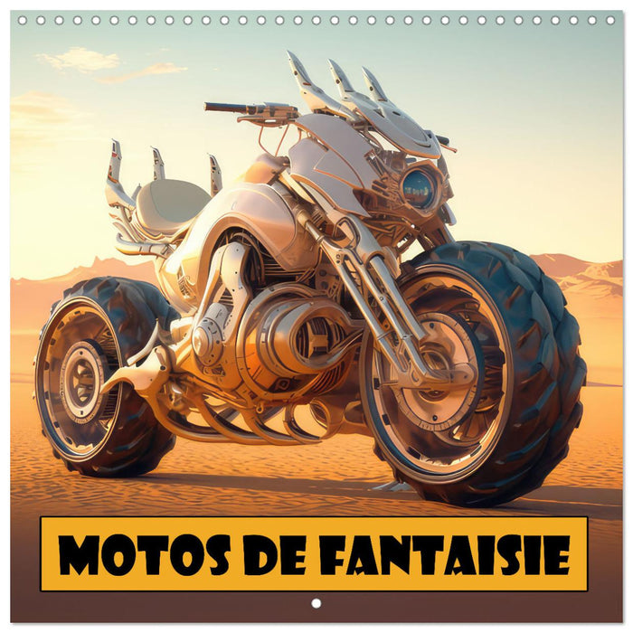 Motos de Fantaisie (CALVENDO Calendrier mensuel 2025)