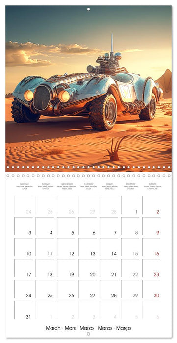 Fantasy desert cars (CALVENDO Monthly Calendar 2025)