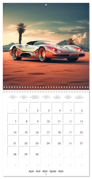 Fantasy desert cars (CALVENDO Monthly Calendar 2025)