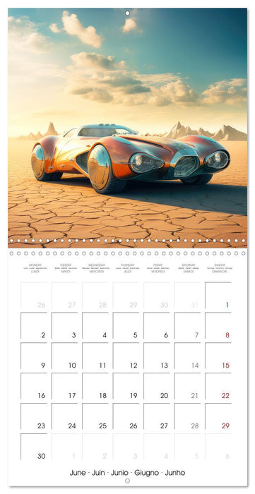 Fantasy desert cars (CALVENDO Monthly Calendar 2025)