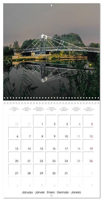 Reflections on the River Weaver (CALVENDO Monthly Calendar 2025)