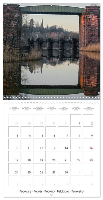 Reflections on the River Weaver (CALVENDO Monthly Calendar 2025)