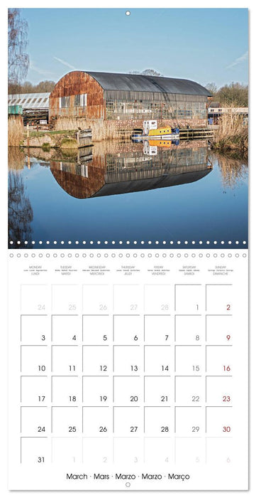 Reflections on the River Weaver (CALVENDO Monthly Calendar 2025)