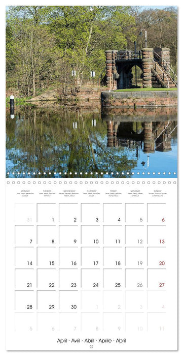 Reflections on the River Weaver (CALVENDO Monthly Calendar 2025)