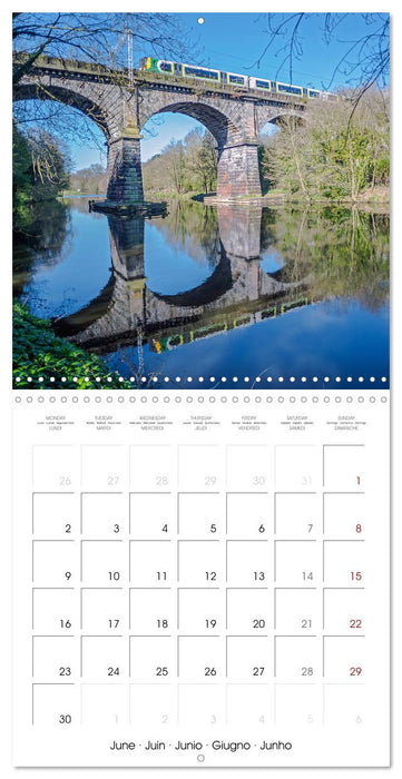 Reflections on the River Weaver (CALVENDO Monthly Calendar 2025)