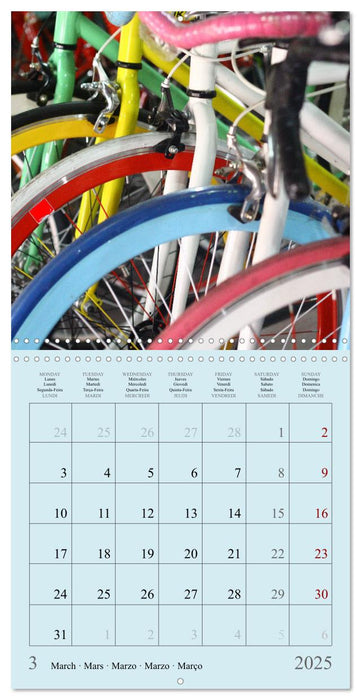 I Love Bicycles (CALVENDO Monthly Calendar 2025)