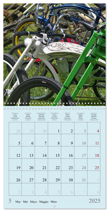 I Love Bicycles (CALVENDO Monthly Calendar 2025)