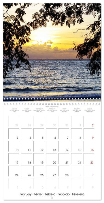 Colours in the evening (CALVENDO Monthly Calendar 2025)