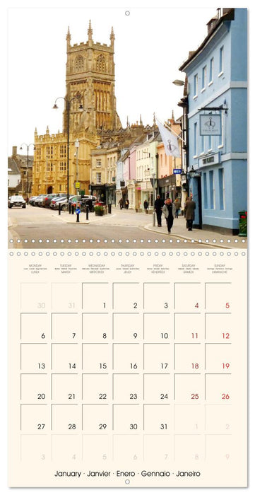 A Trip through England (CALVENDO Monthly Calendar 2025)