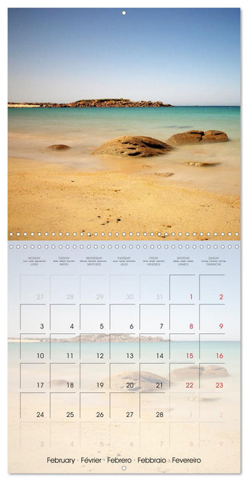 Paysages de Bretagne (CALVENDO Calendrier mensuel 2025)