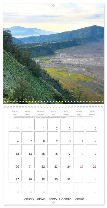 Travel around Java (CALVENDO Monthly Calendar 2025)