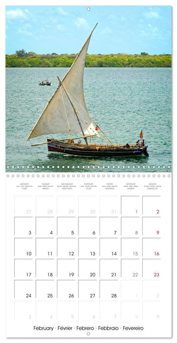 Destination Lamu (CALVENDO Monthly Calendar 2025)