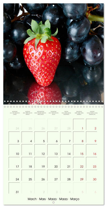 Fruits populaires (CALVENDO Calendrier mensuel 2025)