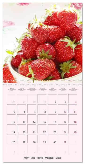 Fruits populaires (CALVENDO Calendrier mensuel 2025)