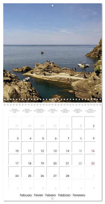 Colourful weeks in Liguria (CALVENDO Monthly Calendar 2025)