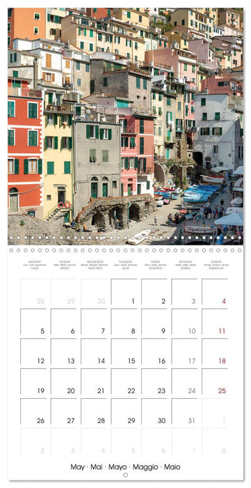 Colourful weeks in Liguria (CALVENDO Monthly Calendar 2025)