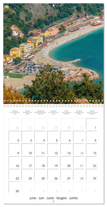 Colourful weeks in Liguria (CALVENDO Monthly Calendar 2025)