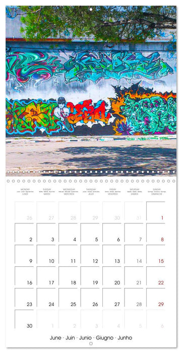 Miami Graffiti (CALVENDO Monthly Calendar 2025)