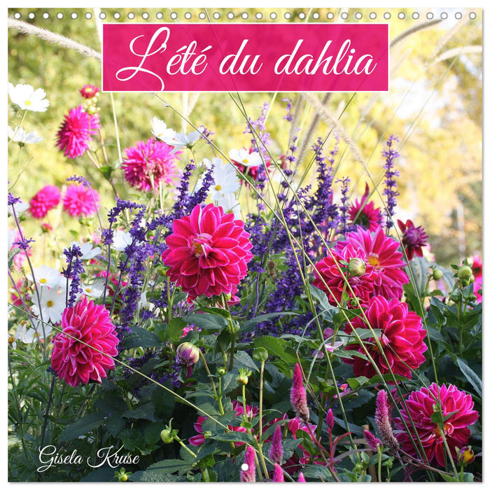 L'été du dahlia (CALVENDO Calendrier mensuel 2025)