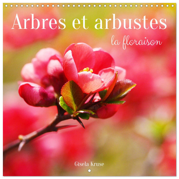 Arbres et arbustes la floraison (CALVENDO Calendrier mensuel 2025)